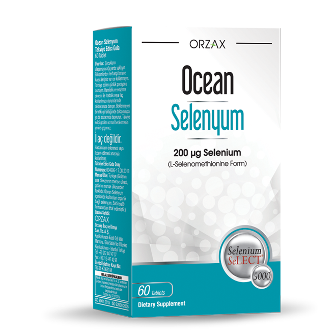 ORZAX Ocean Selenyum Селен 60 таблеток