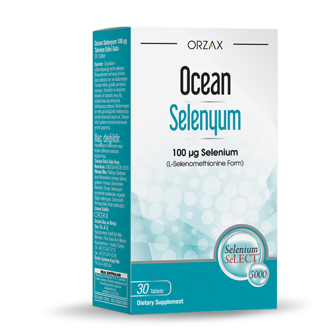 ORZAX Ocean Selenyum Селен 30 таблеток