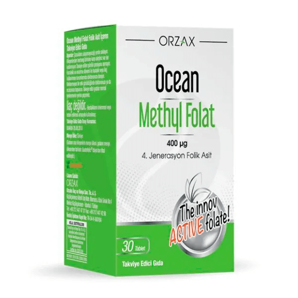 Ocean Methyl Folat фолиевая кислота 30 таблеток