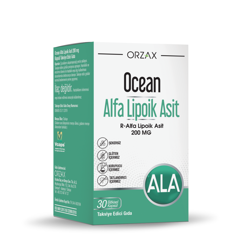 ORZAX Ocean Альфа липоевая кислота 200 mg 30 капсул