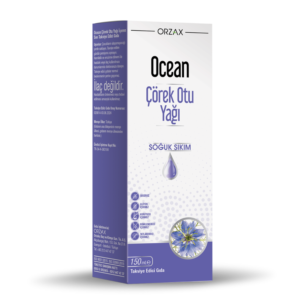 Orzax Ocean Жидкое масло семян черного тмина 150 ML