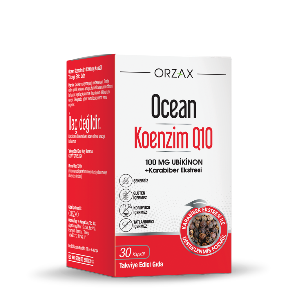 ORZAX Ocean Koenzim Q10 100 mg 30 капсул