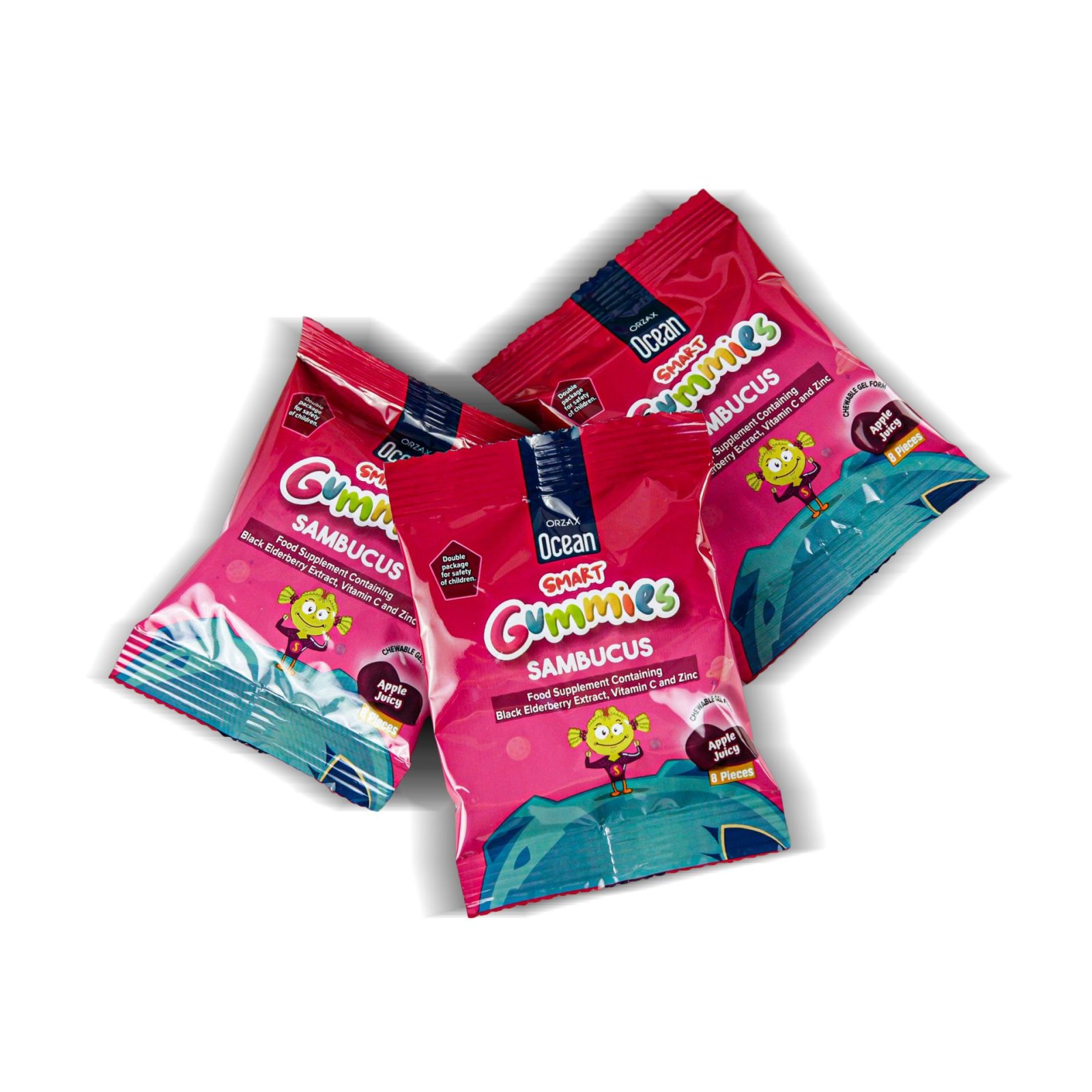 Ocean Smart Gummies Sambucus (жевательные желейные конфеты 64 шт.) — изображение 2