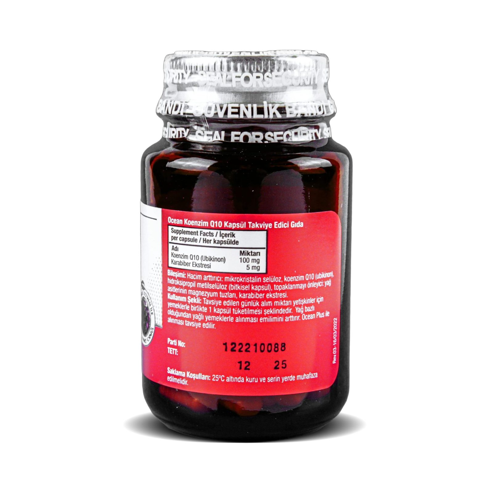 OCEAN Co Q10 Коэнзим Q10 (Убихинон) 30 капсул — изображение 3