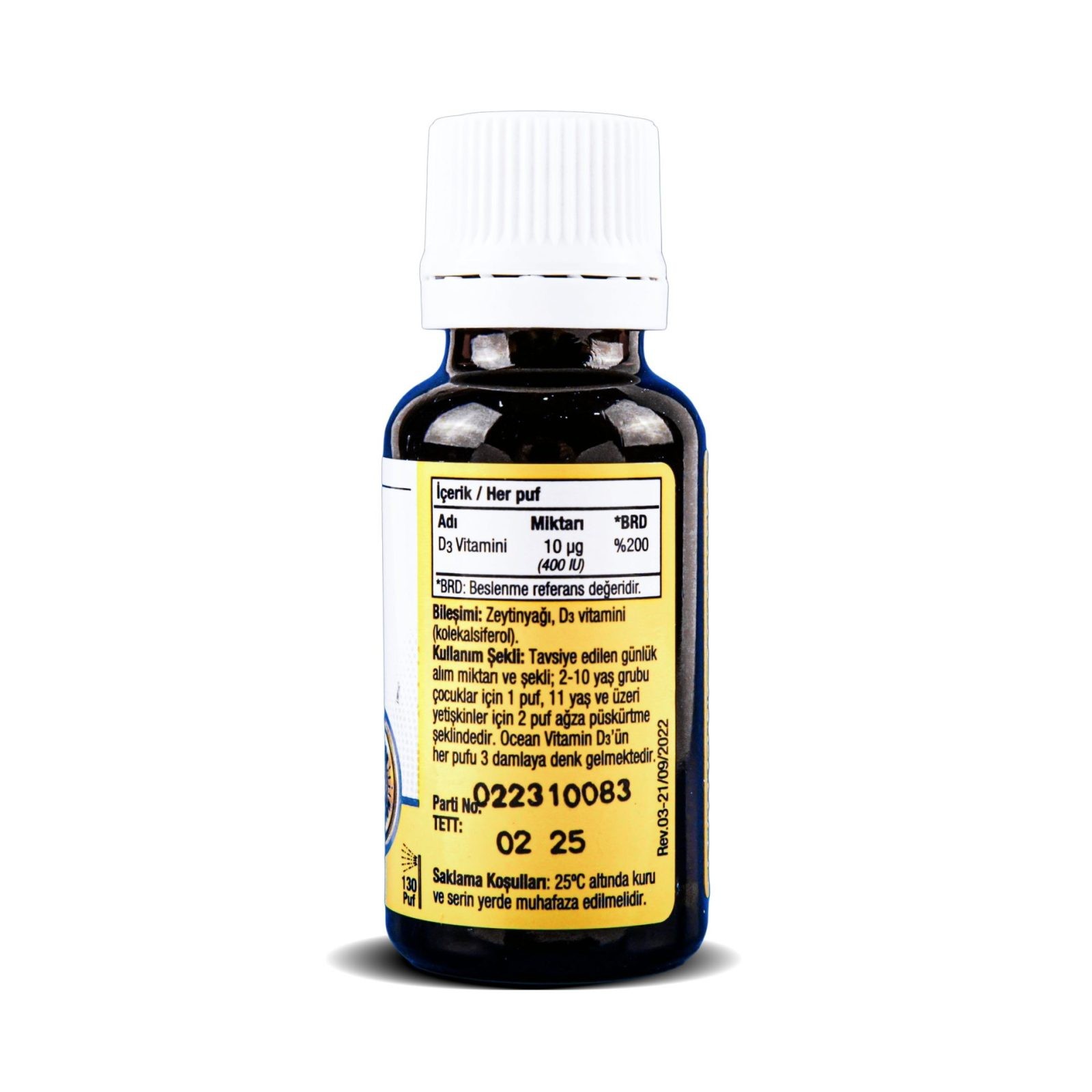 OCEAN ВИТАМИН Д  400 МЕ спрей 20 мл — изображение 3