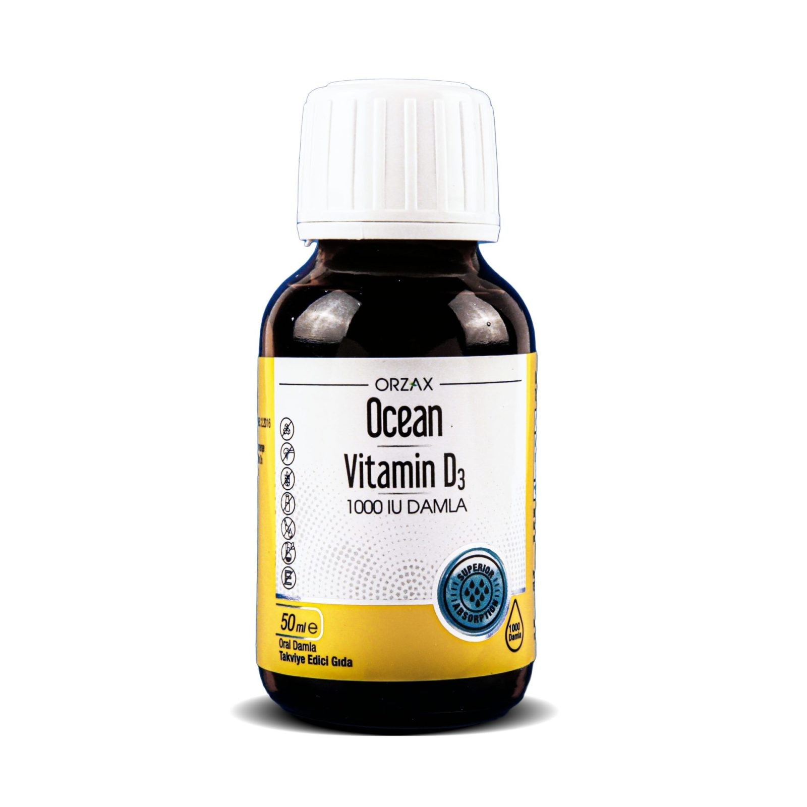 OCEAN ВИТАМИН Д 1000 МЕ капли 50 мл — изображение 2