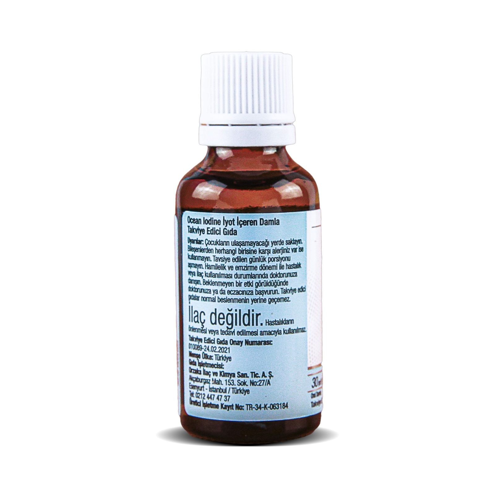 Ocean Iodine (ЙОД) 150 мкг капли 30 мл — изображение 3