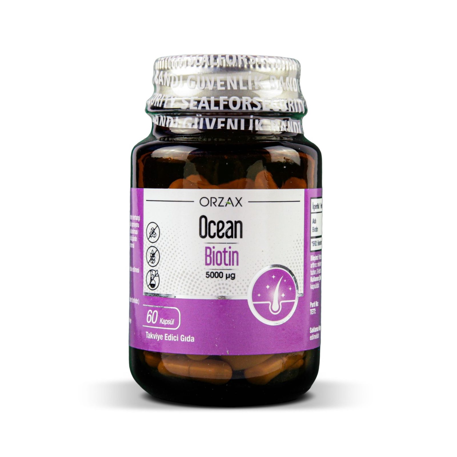 Ocean Biotin 5000 мкг 60 капсул — изображение 2