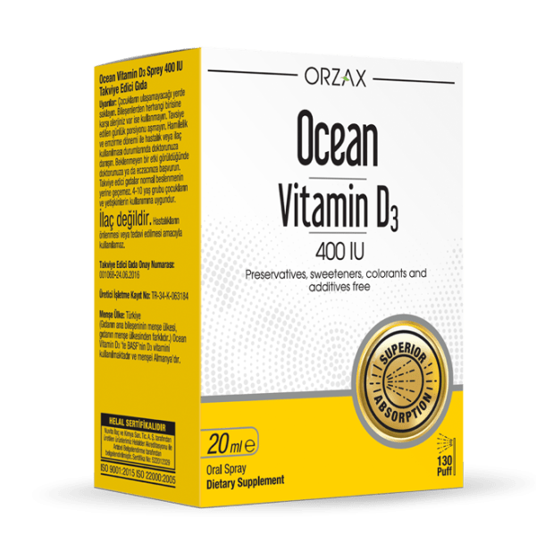 OCEAN ВИТАМИН Д  400 МЕ спрей 20 мл