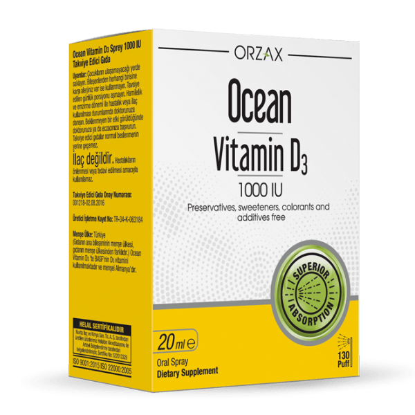 OCEAN ВИТАМИН Д  1000 МЕ спрей 20 мл